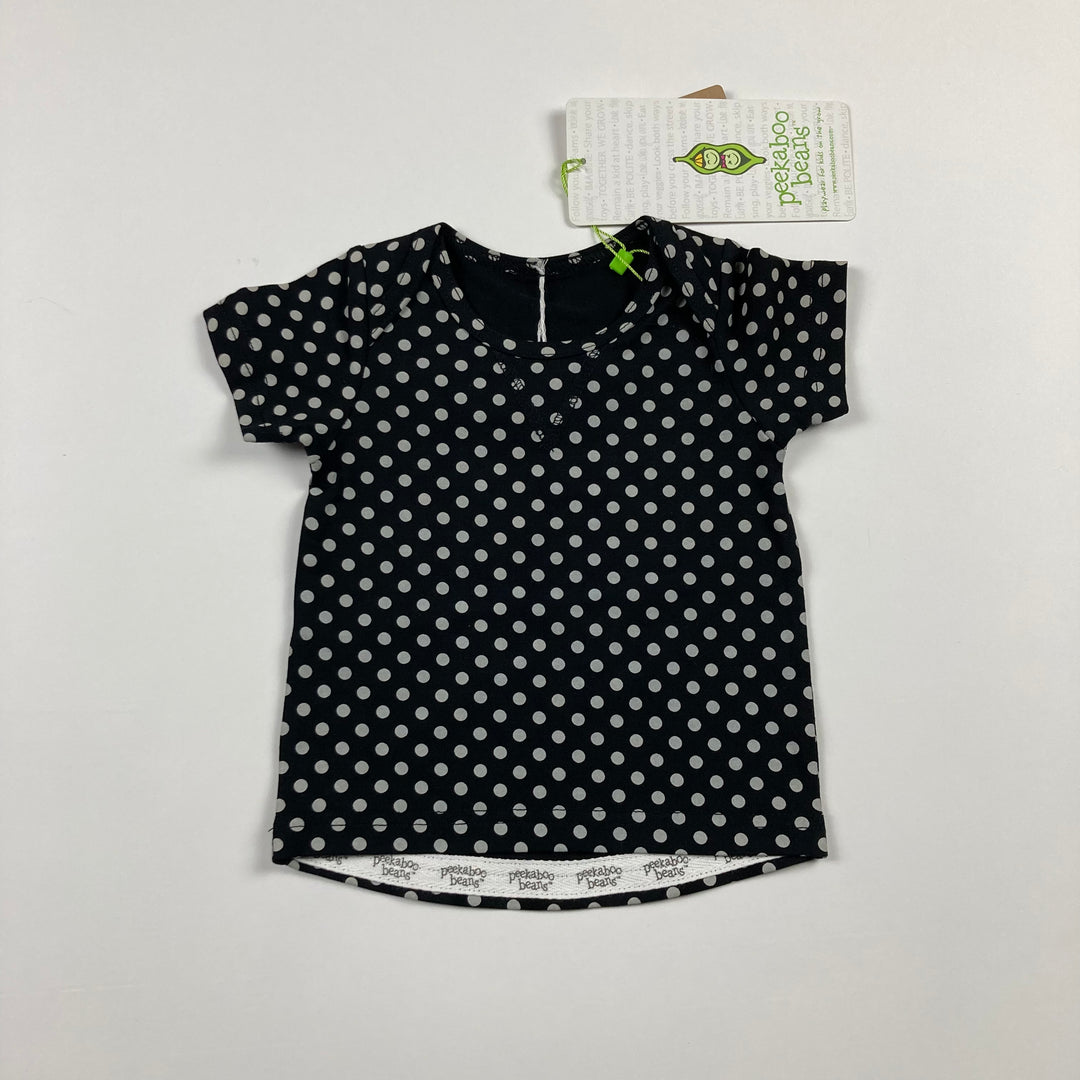 Peekaboo Baby Bean Tee - Size 3-6 Months - Pitter Patter Boutique