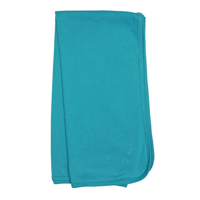 L'oved Baby Teal Organic Cotton Swaddle