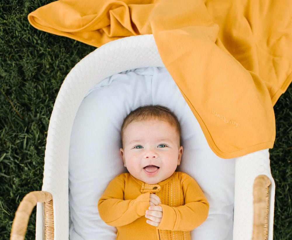 L'oved Baby Tangerine Organic Cotton Swaddle