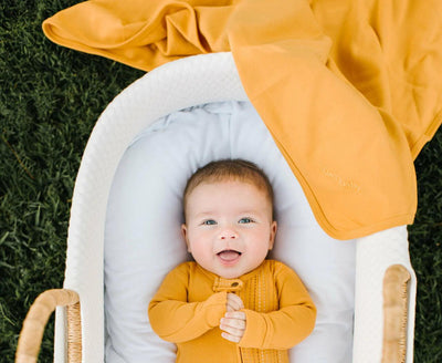 L'oved Baby Tangerine Organic Cotton Swaddle