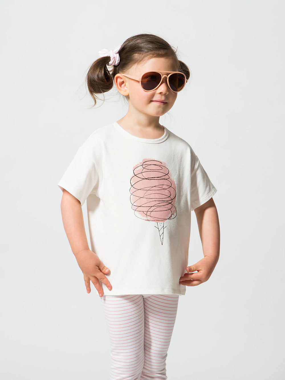 Greige - The Bamboo Printed Tee - Pitter Patter Boutique