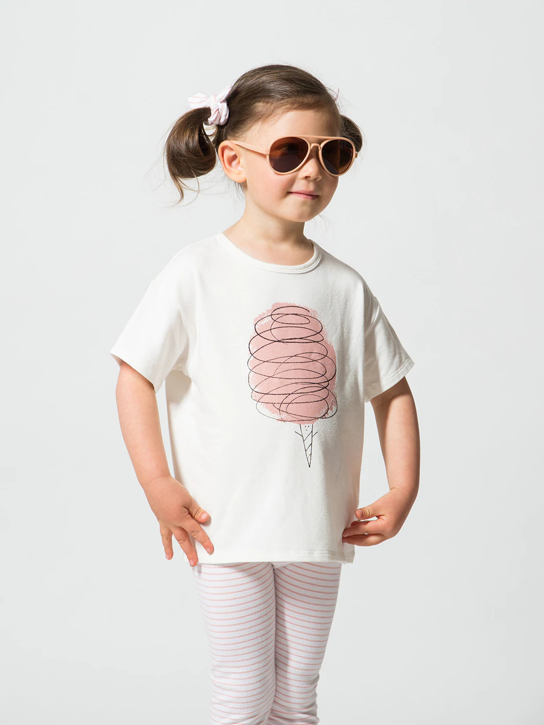 Greige - The Bamboo Printed Tee - Pitter Patter Boutique