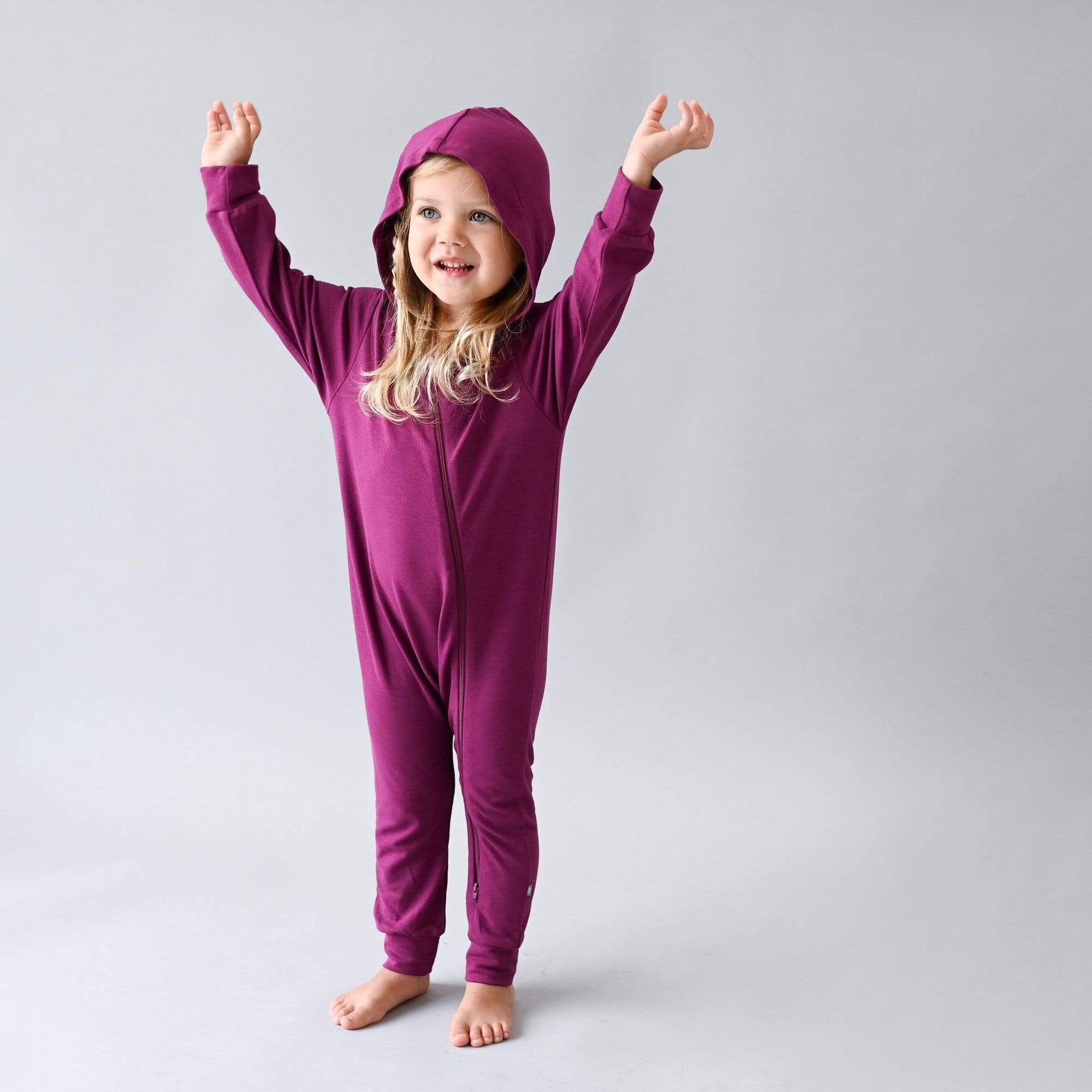 Kyte baby jersey hooded hot romper