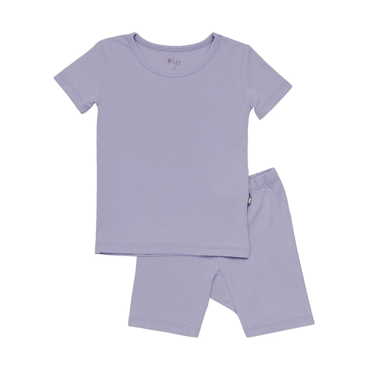 Kyte Baby Short Sleeve Toddler Pajama Set - Coffee Rainbow Kyte Baby Short Sleeve Toddler Pajama Set - Coffee Rainbow