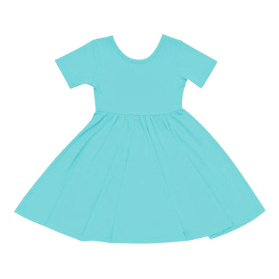 Kyte Baby - Short Sleeve Bamboo Twirl Dress (Size 12-18m to 3T) - Pitter Patter Boutique