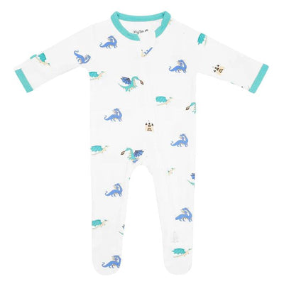 Kyte Baby - 6-12M Zippered Footie - Pitter Patter Boutique