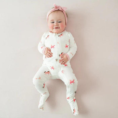 Kyte Baby - 6-12M Zippered Footie - Pitter Patter Boutique