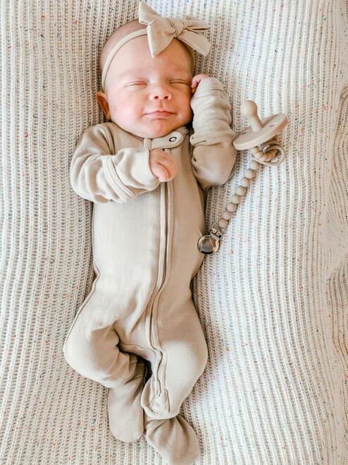 L'oved Baby - Organic Cotton Footie (Preemie/Newborn & 0-3 Months) - Pitter Patter Boutique