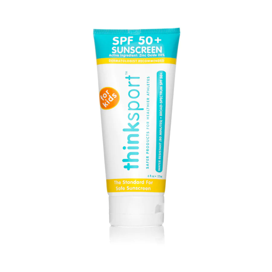 Thinksport Kids Safe Sunscreen SPF 50+ (6oz/177mL) - Pitter Patter Boutique