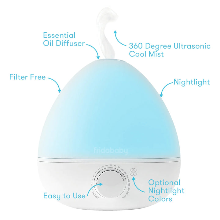 Fridababy - 3-in-1 Humidifier Diffuser Nightlight - Pitter Patter Boutique