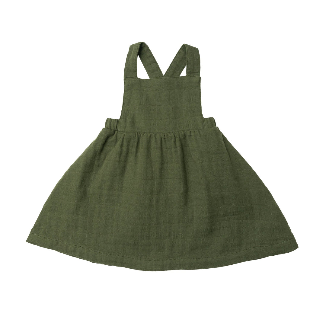 Angel Dear - Muslin Overall Dress - Pitter Patter Boutique