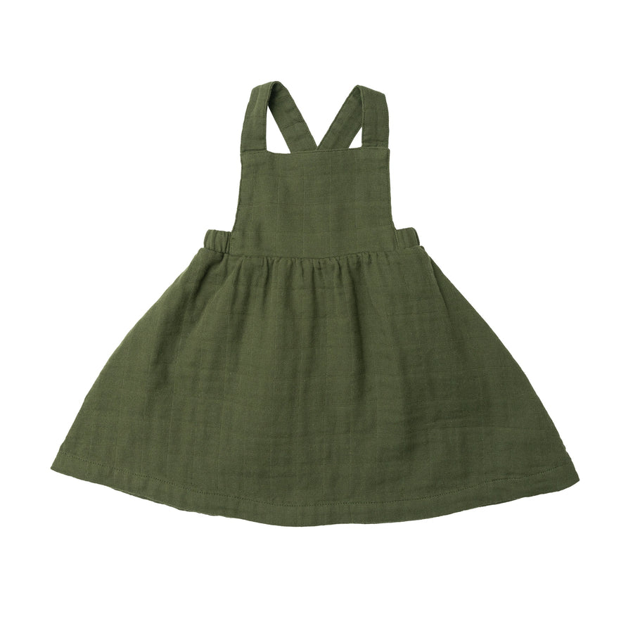 Angel Dear - Muslin Overall Dress - Pitter Patter Boutique