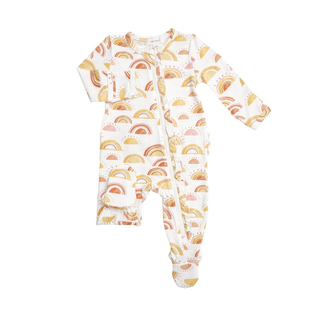 Angel Dear - Bamboo Footies (3-6m, 6-9m & 9-12m) - Pitter Patter Boutique