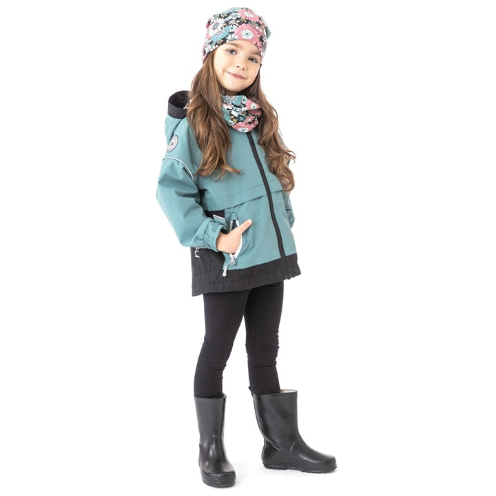 Nano - Aquamarine Rain Jacket - Pitter Patter Boutique