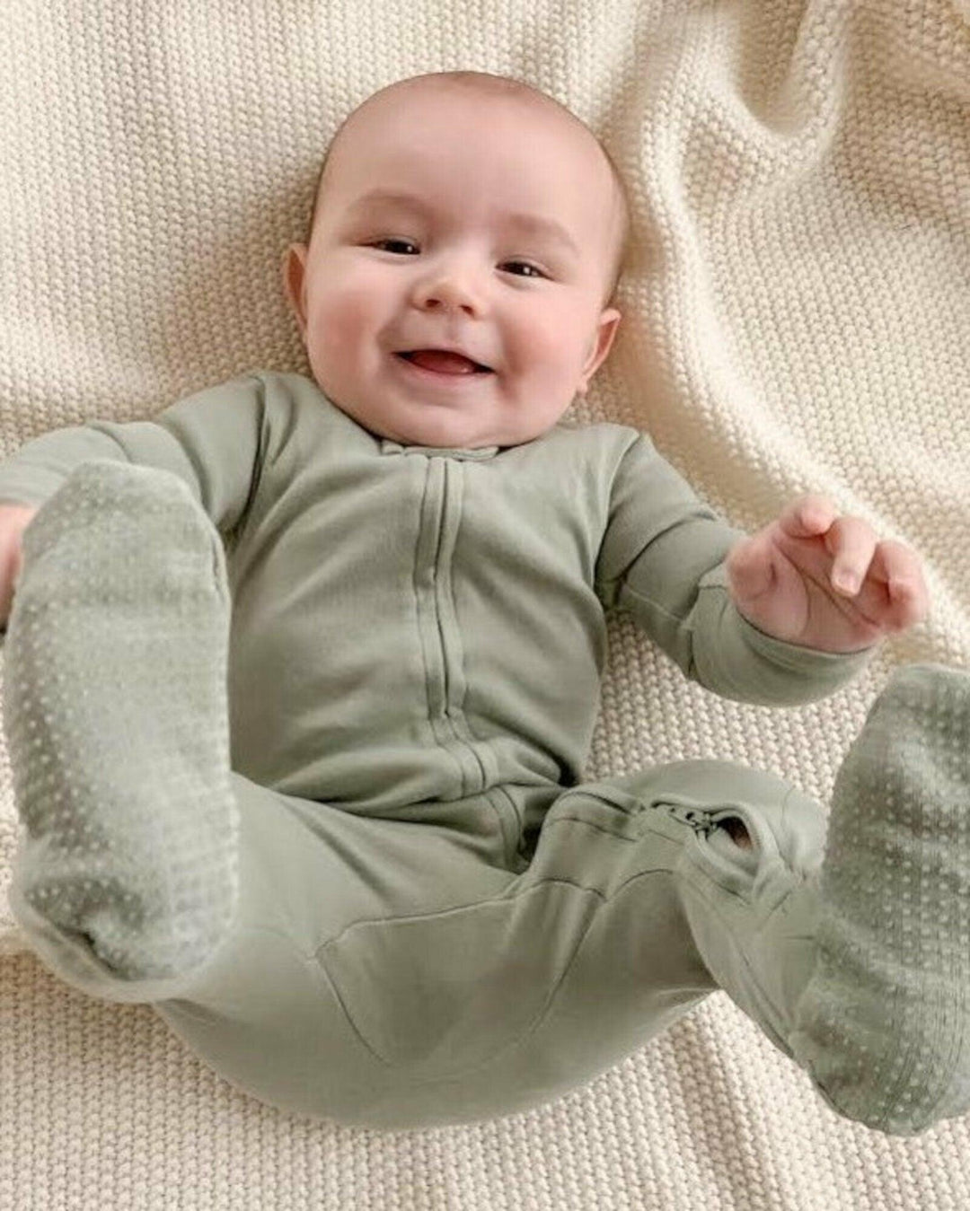 L'oved Baby - Organic Cotton Footie (Preemie/Newborn & 0-3 Months) - Pitter Patter Boutique