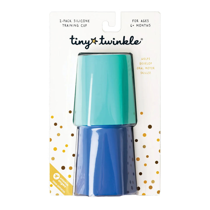 Tiny Twinkle - 2 Pack Silicone Training Cup - Pitter Patter Boutique