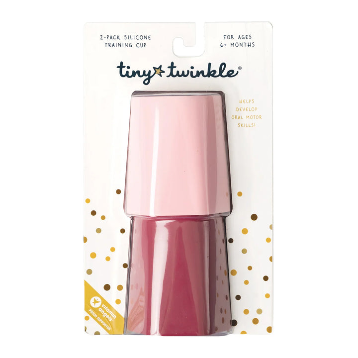 Tiny Twinkle - 2 Pack Silicone Training Cup - Pitter Patter Boutique