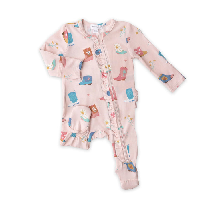 Angel Dear - Bamboo Footies (3-6m, 6-9m & 9-12m) - Pitter Patter Boutique