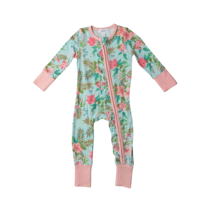 Angel Dear - Bamboo 2-way Zippered Romper (0-3m & 3-6m) - Pitter Patter Boutique