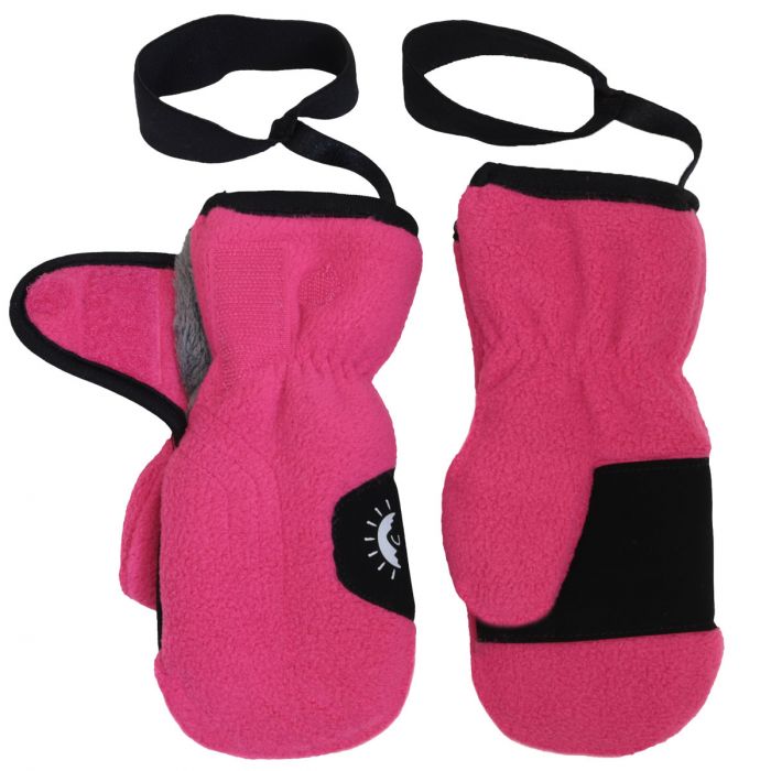 Calikids - Fleece Elastic Wrist Strap Mittens - Pitter Patter Boutique