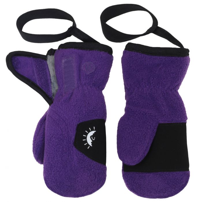 Calikids - Fleece Elastic Wrist Strap Mittens - Pitter Patter Boutique