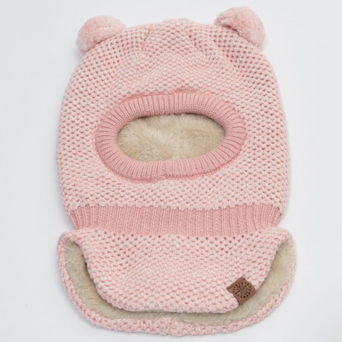 Calikids - Knit Pom Pom Balaclava - Pitter Patter Boutique