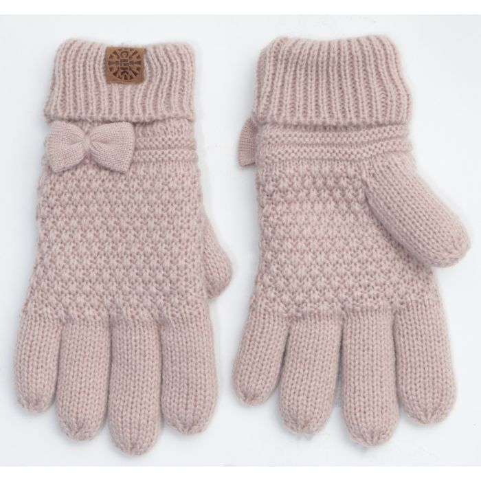 Calikids - Knit Bow Gloves - Pitter Patter Boutique