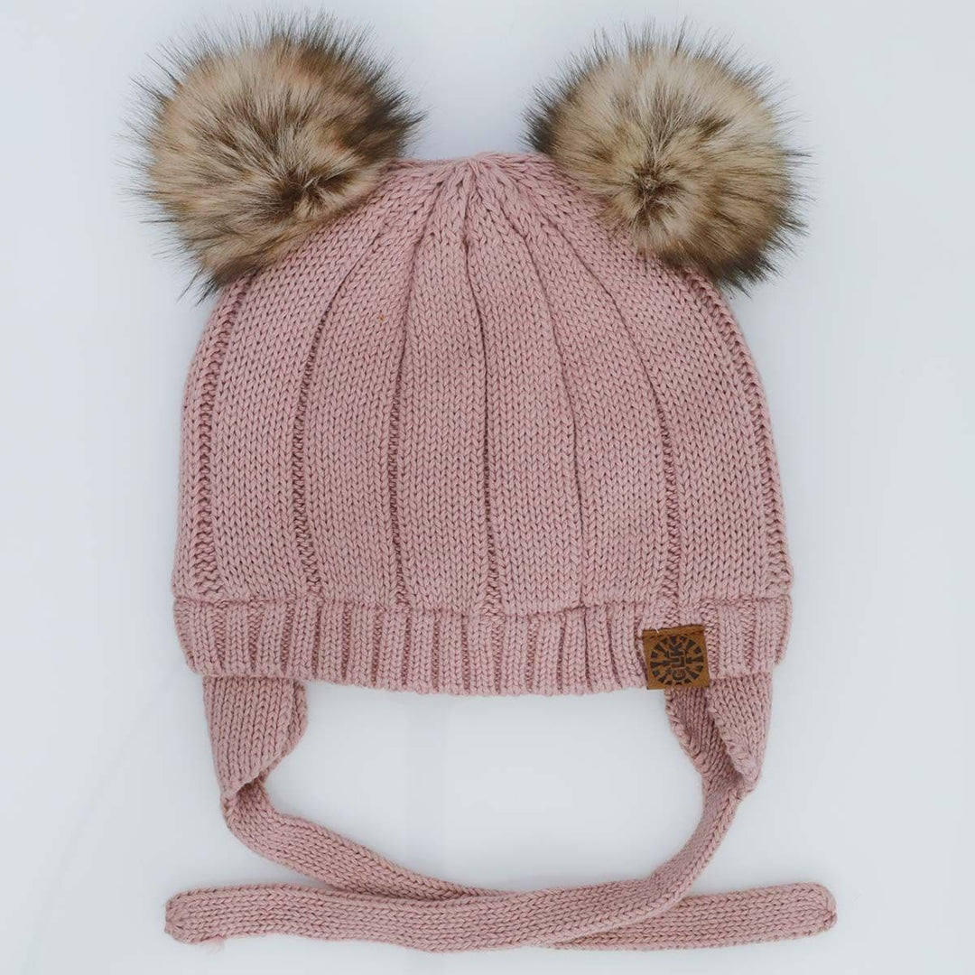 Calikids - Cotton Knit Pompom Hat - Pitter Patter Boutique