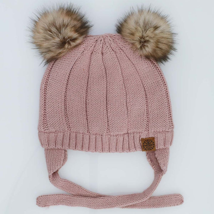 Calikids - Cotton Knit Pompom Hat - Pitter Patter Boutique