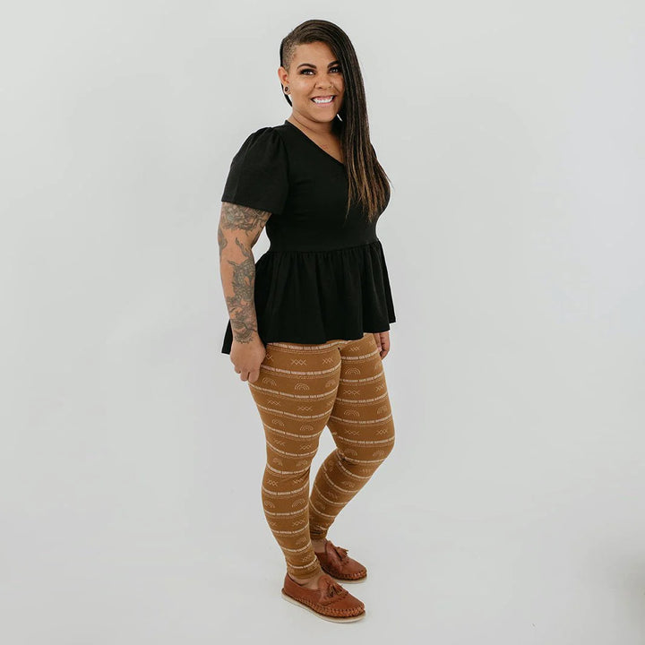 Dwelling Apparel - Women's Bamboo/Cotton Leggings - Pitter Patter Boutique